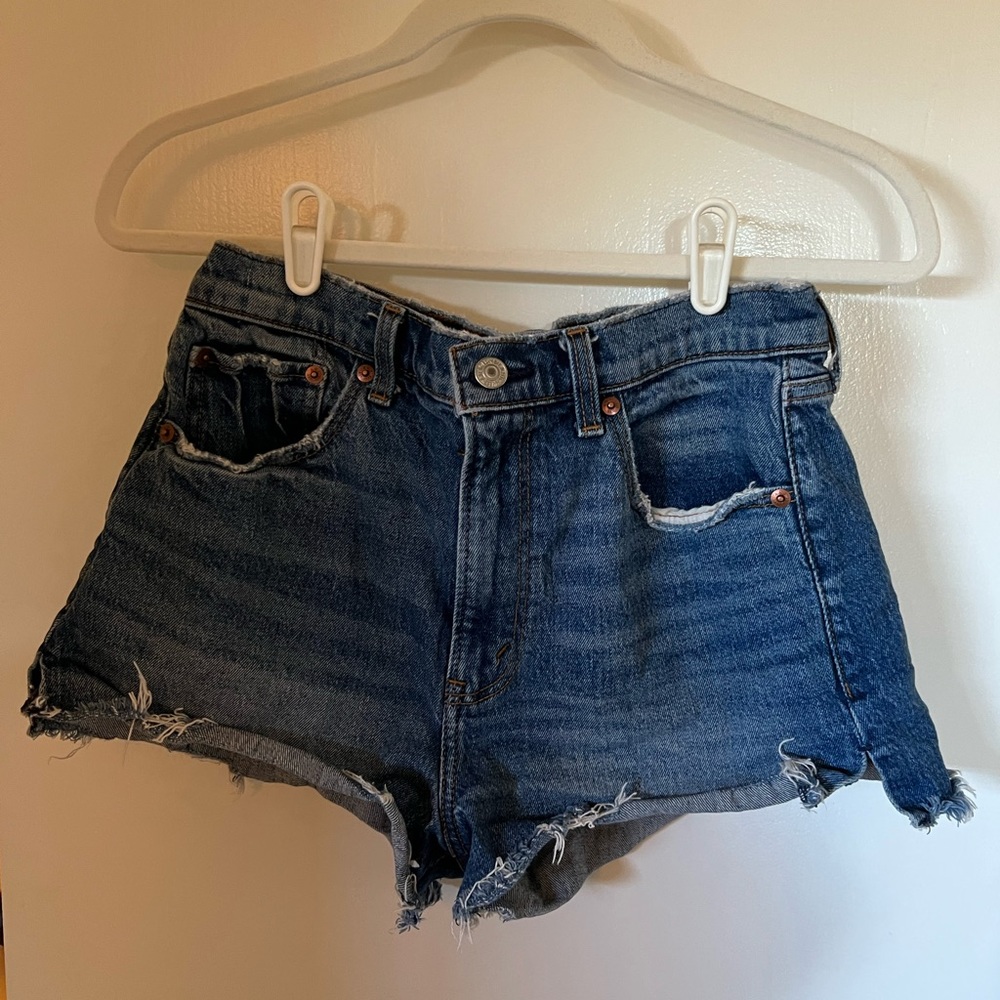A&F High Rise Mom Shorts | Size 28/6